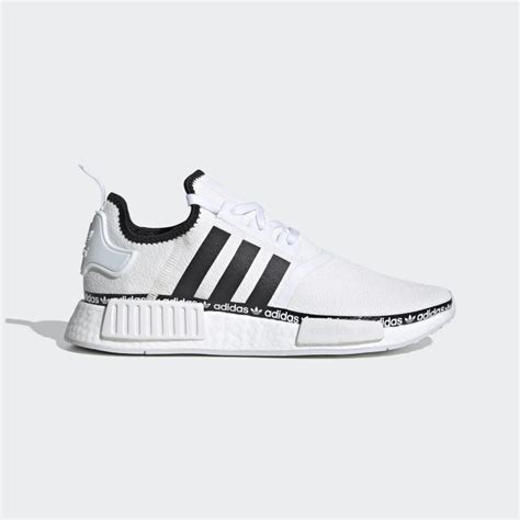 weiße adidas mit bunten teil nmd|Adidas NMD sandalen.